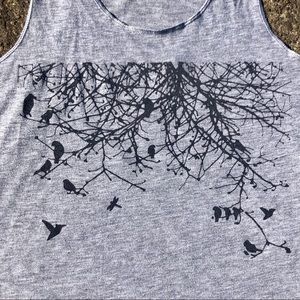 LA Soul Adorable heathered grey tank Sz L